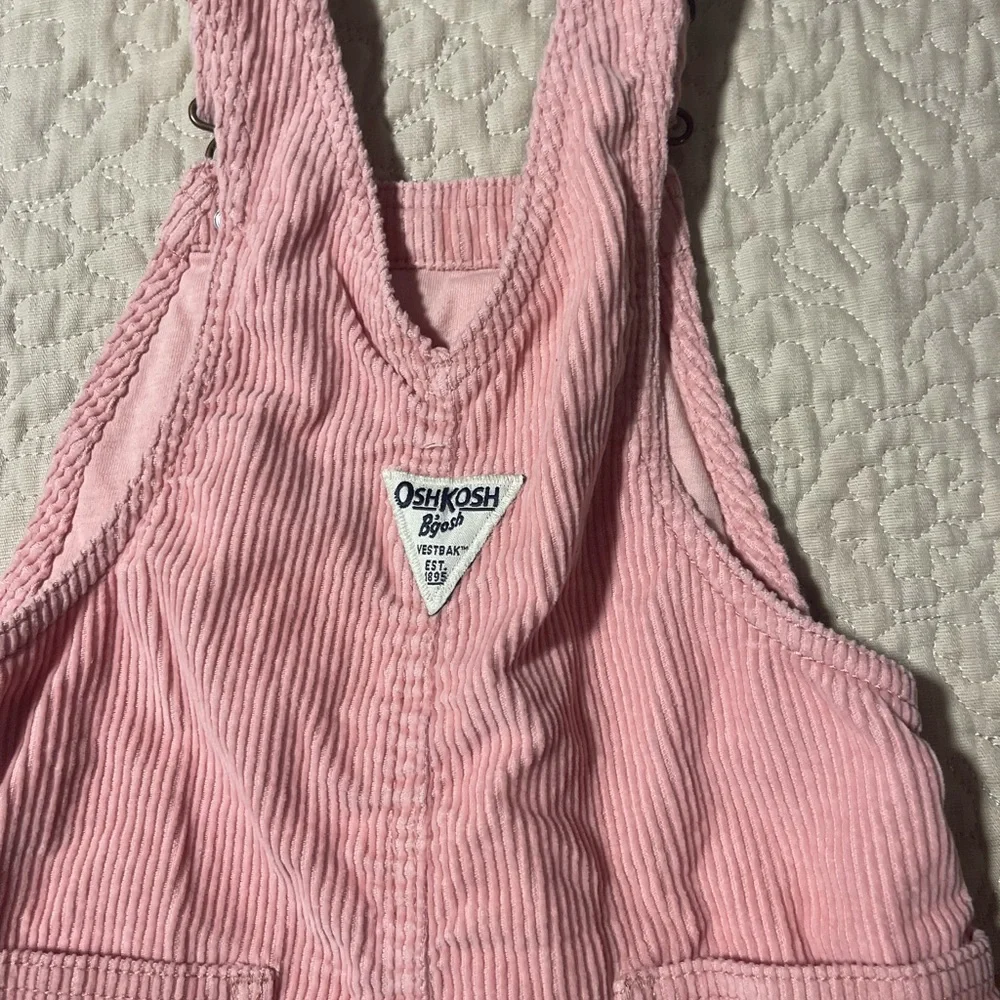 Oshkosh pink corduroy‎ overalls size 3T